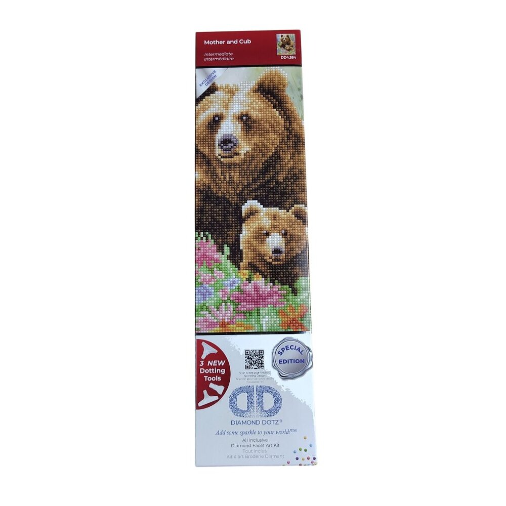 Diamond Dotz Mother and Cub Special Edition Facet Art Painting Kit